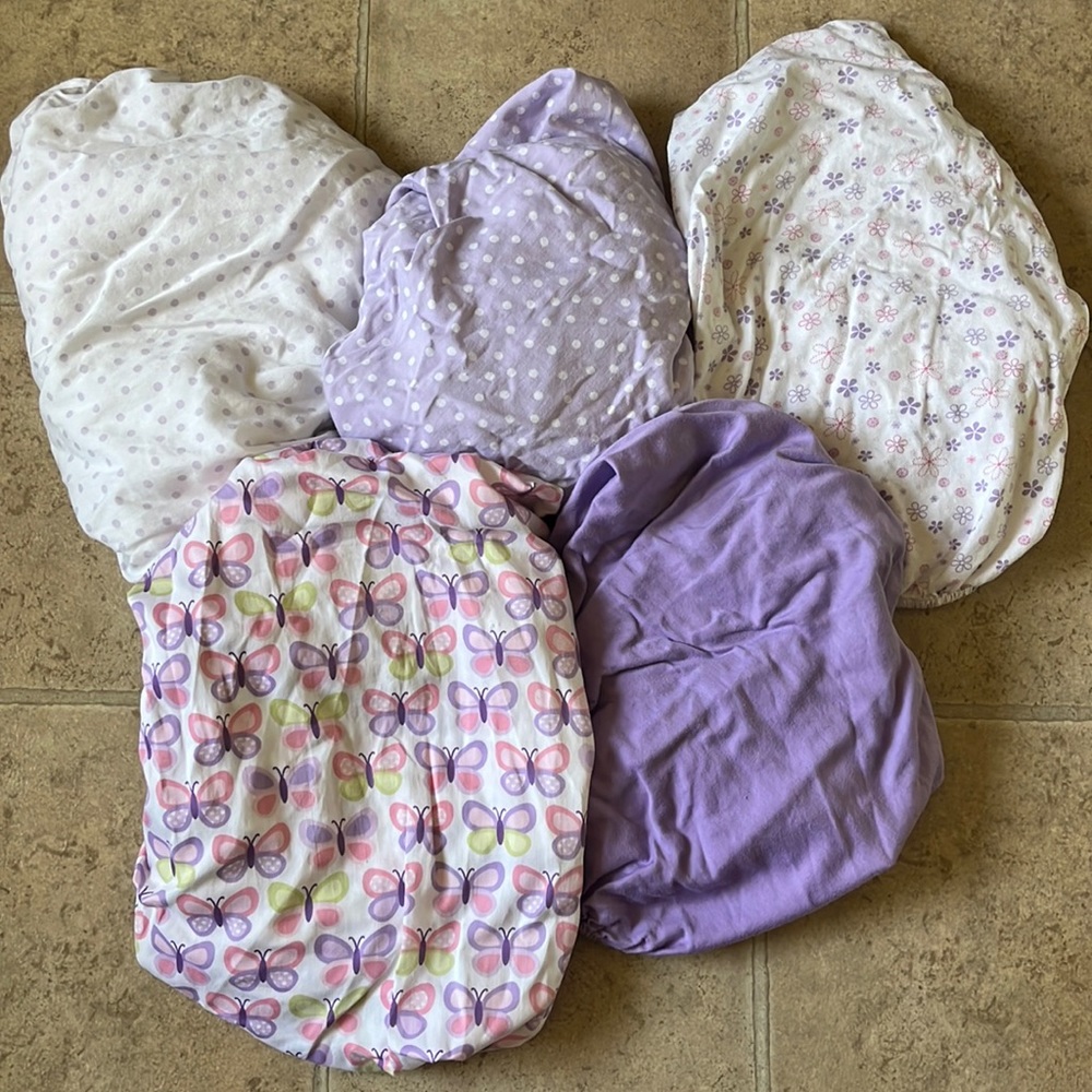 Set of 5 Crib Sheets